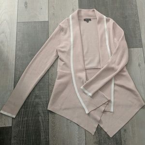 Verve amí assymetrical cardigan in blush M